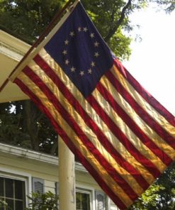 Heritage 3'x5' Cotton 13-Star Flag, Heritage 3'x5' Cotton Flags, Antique Betsy Ross 13-Star Flag, 13 Star Heritage Antique