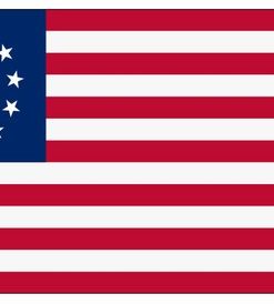 Cotton Betsy Ross 3'x5' Flag