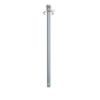 5' 1-Piece Brushed Aluminum Flagpole