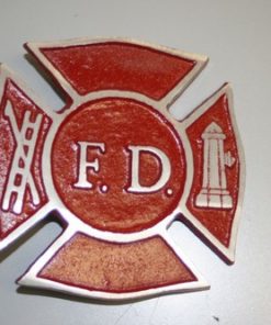 Fireman-Maltese Cross Grave Marker