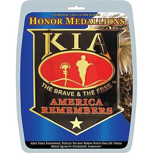 KILLED IN ACTION KIA AMERICA REMEMBERS HIGH QUALITY METAL MEDALLION 4 INCHES