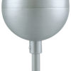 Clear Aluminum Ball Flagpole Ornament