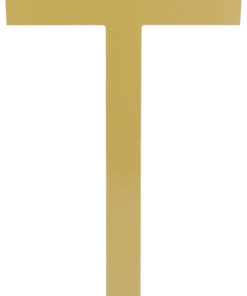 13" Gold Plain Cross