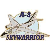 A3 Skywarrior Airplane Military Pin