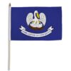 12x18in State Of Louisiana Stick Flag