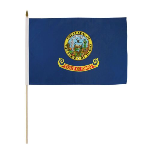 12x18in State Of Idaho Stick Flag