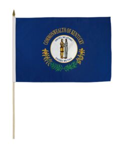 12x18in State Of Kentucky Stick Flag