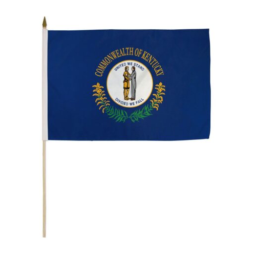 12x18in State Of Kentucky Stick Flag