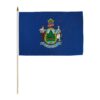 12x18in State Of Maine Stick Flag