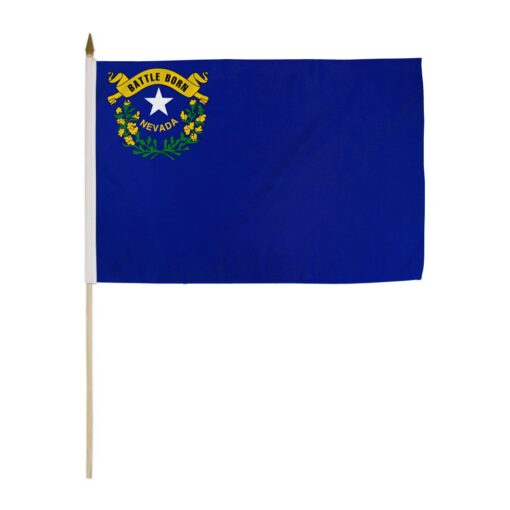 12x18in State Of Nevada Stick Flag