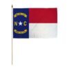 12x18in State Of North Carolina Stick Flag