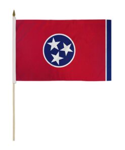 12x18in State Of Tennessee Stick Flag