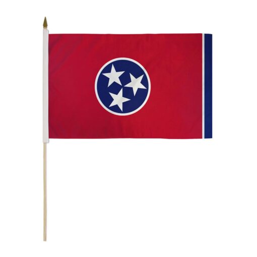 12x18in State Of Tennessee Stick Flag