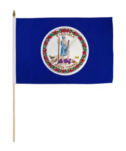 12x18in State Of Virginia Stick Flag