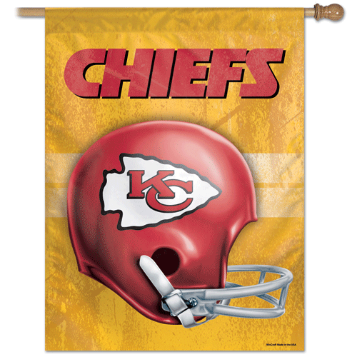 Buy Kansas City Chiefs - 3' x 5' NFL Polyester Flag (Helmet)