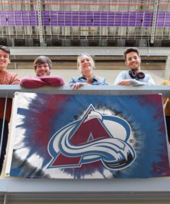 Colorado Avalanche 3x5' TDYE Flags