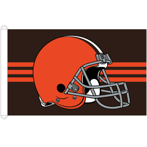 Cleveland Browns Skull Helmet Sticker