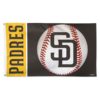 SAN DIEGO PADRES BALL FLAG - DELUXE 3' X 5'