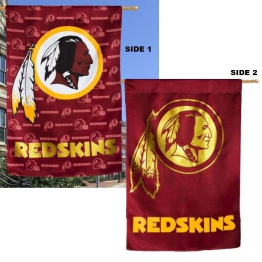 Washington Redskins D/S Banner, Washington Redskins Double sided Banner, Redskins D/S Banner