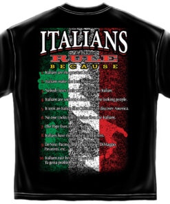 Italians Rule Shirt, Italians Rule T-Shirt