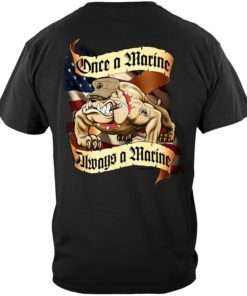 Once A Marine Bulldog Shirt