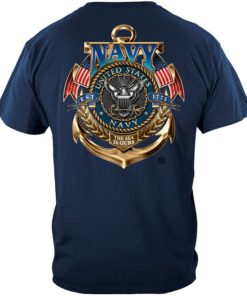 Navy The Sea Is Ours Shirt