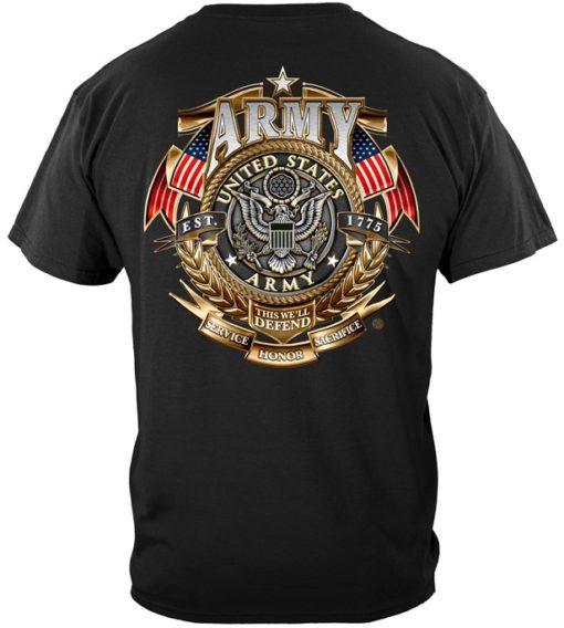 Army Badge Of Honor Shirt