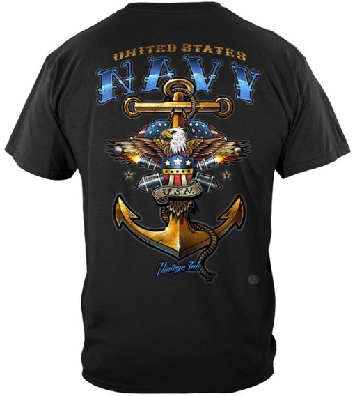 Navy Vintage Tattoo Shirt