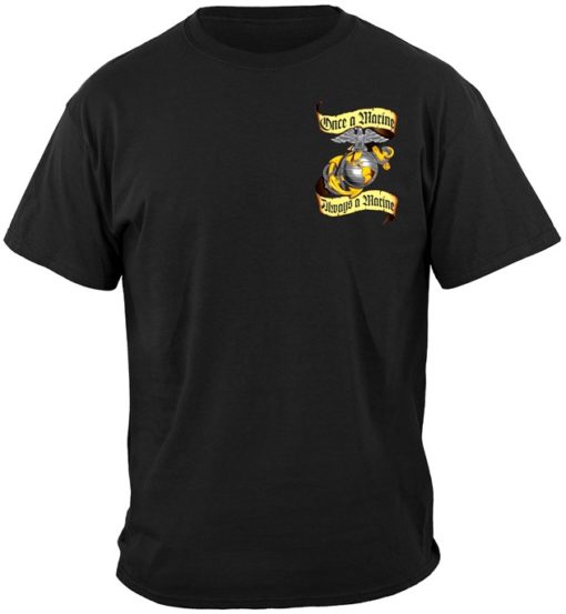 Once A Marine Bulldog Shirt