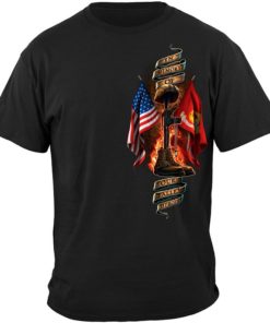 USMC Home Of The Free Shirt