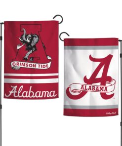 Alabama Crimson Tide /College Vault Garden Flags 2 sided 12.5" x 18", Alabama 2 sided 12.5" x 18" Garden Flag