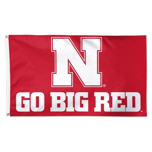 Nebraska Cornhuskers SLOGAN Deluxe 3' X 5' Flag