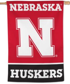 Nebraska Cornhuskers Vertical Banner 28" x 40" Red White Black