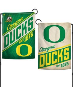 2 sided 12.5" x 18" Oregon Ducks RETRO Garden Flags