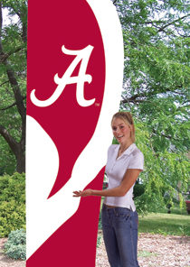 Alabama Tall Flag 8.5'x2.5'