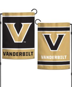 Vanderbilt University Garden Flag, Vanderbilt Garden Flag, Commodores Garden Flags 2 sided