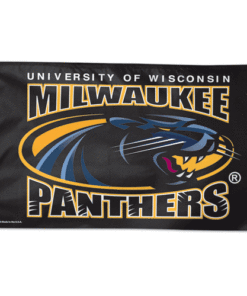 Wisconsin-Milwaukee Cougar Logo 3x5' Flag