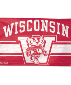 Wisconsin, U-College Vault 3x5' Flag