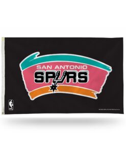 San Antonio Spurs Team Flag - Deluxe 3' X 5' Spurs Flag