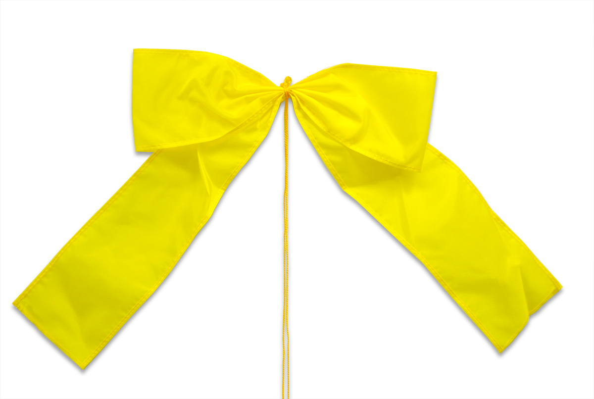 Nylon Yellow Ribbon 16"