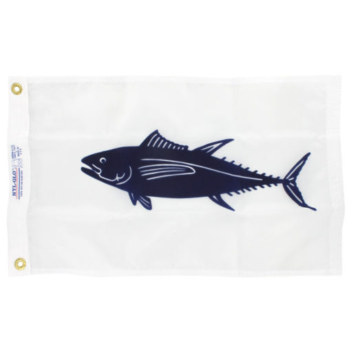 Tuna Bluefin Fish Flag 12" x 18"