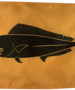 Dolphin-Mahi-Mahi Fish Flag 12" x 18"