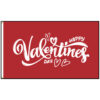 Happy Valentines Day 3'X5' Nylon Flag Printed on heavy duty nylon