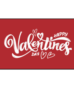 Happy Valentines Day 3'X5' Nylon Flag Printed on heavy duty nylon