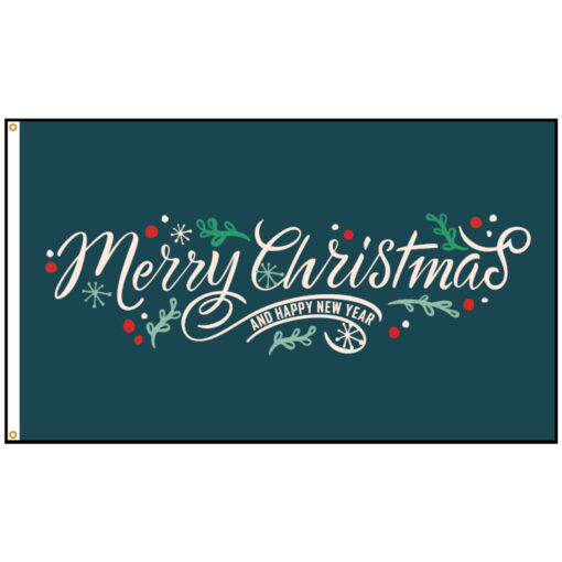 Our festive & colorful collection of Merry Christmas 3'x5' screen-printed nylon flag speaks for itself