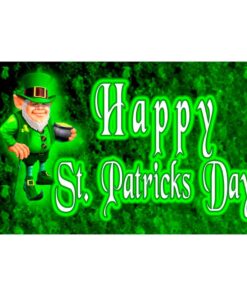 Our festive & colorful collection of St. Pat's Leprechaun 3'x5' screen-printed nylon flag speaks for itself