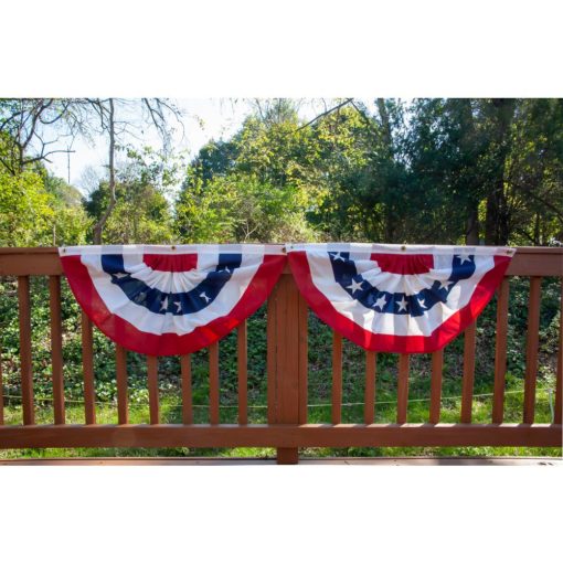 Patriotic 2 Pack Polycotton Mini-Fans