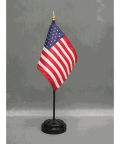 American 4"x6" Rayon Flag