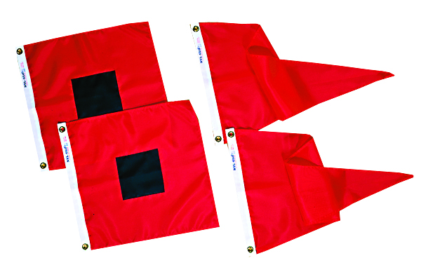 Hurrican 18"x18" Nylon Flags