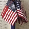 12"x18" no-fray polycotton U.S. stick flags